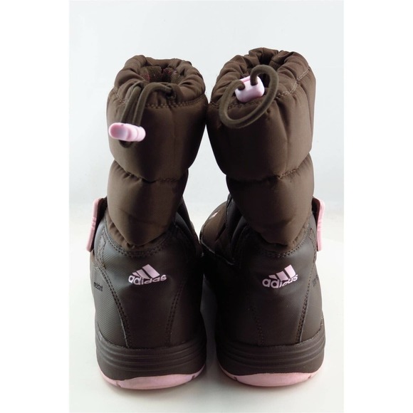 adidas Snow Ice Brown Synthetic Snow Boots Girls Shoes Size 5 M - Picture 4 of 6